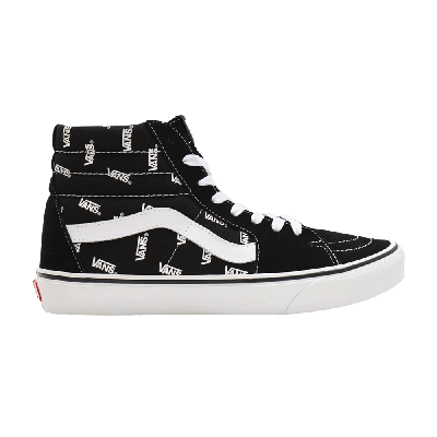 Pre-owned Vans Sk8-hi ' Allover Logo - Black'