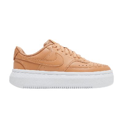 Pre-owned Nike Wmns Court Vision Alta 'light Cognac' In Orange