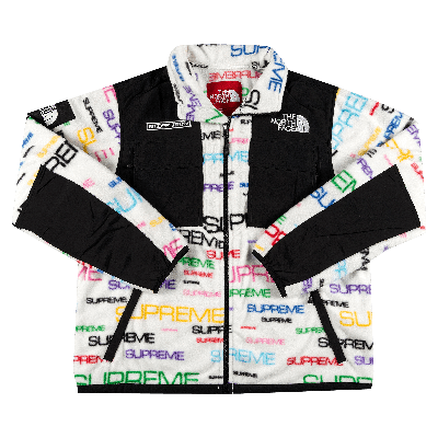 Pre-owned Supreme X The North Face Steep Tech Fleece Jacket 'white'