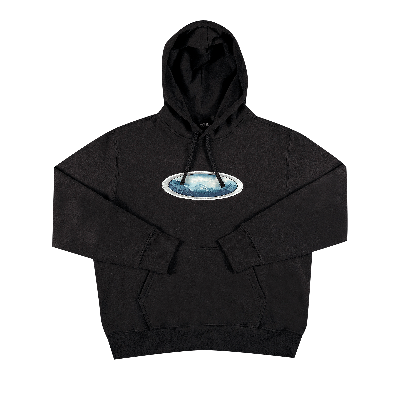 Pre-owned Supreme X The North Face Lenticular Mountains Hooded Sweatshirt 'black'
