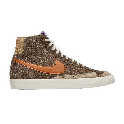 Pre-owned Nike Blazer Mid '77 Premium 'dark Chocolate' In Brown