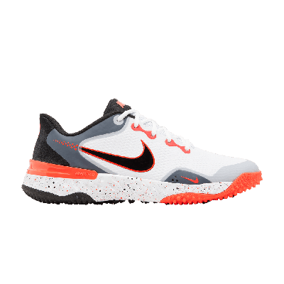 Pre-owned Nike Alpha Huarache Elite 3 Turf 'white Bright Crimson'