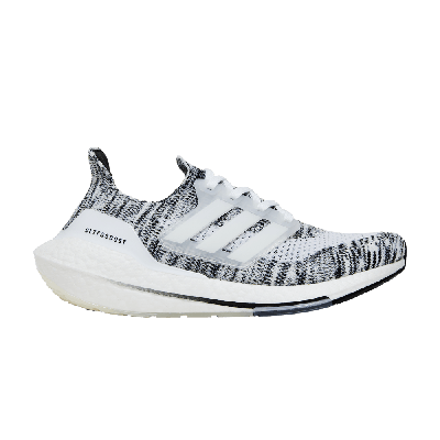 Pre-owned Adidas Originals Wmns Ultraboost 21 'white Black'