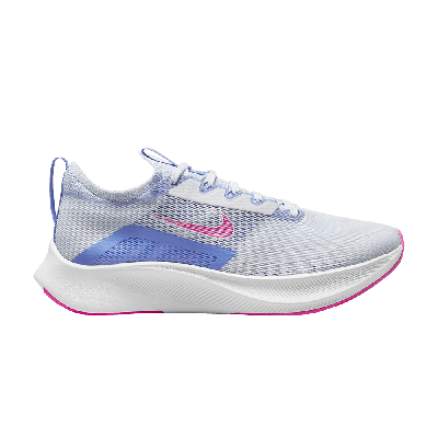 Pre-owned Nike Wmns Zoom Fly 4 'football Grey Sapphire' In Purple