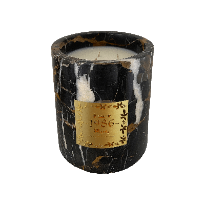 Pre-owned 1986 Black Marble Marfa Candle 'black Marble'