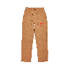 Ambush Fleeced Cotton Workshop Joggers With Drawstring Waist In Tan