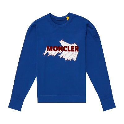 Pre-owned Moncler Genius Sweatshirt 'bright Blue'