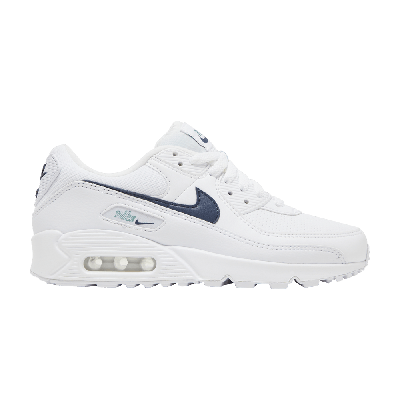 Pre-owned Nike Wmns Air Max 90 'white Racer Blue'