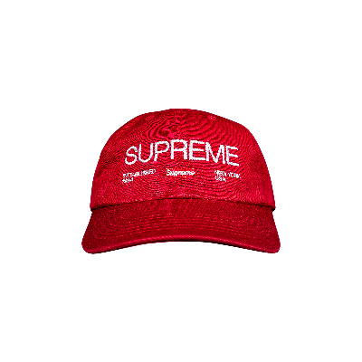 Pre-owned Supreme Est. 1994 6-panel 'red'