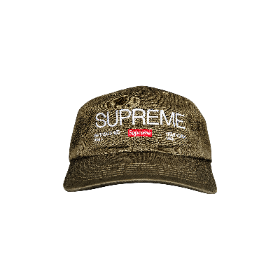 Pre-owned Supreme Est. 1994 6-panel 'olive' In Green