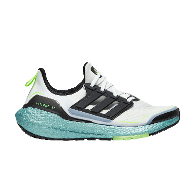 Pre-owned Adidas Originals Ultraboost 21 Cold.rdy 'white Signal Green'