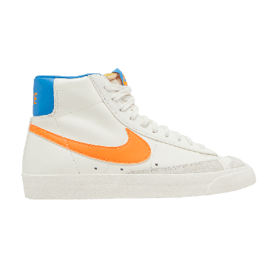 Pre-owned Nike Wmns Blazer Mid '77 'sail Total Orange' In Cream