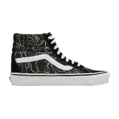 Pre-owned Vans Bape X Sk8-hi 38 Dx 'lined Camo' In Black