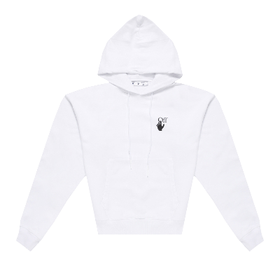 Pre-owned Off-white Caravaggio Lute Over Hoodie 'white'