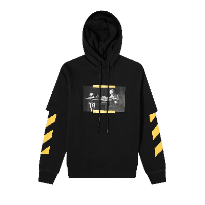 Pre-owned Off-white Caravaggio Painting Double Sleeve Hoodie 'black/multicolor'