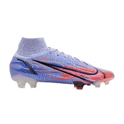 Pre-owned Nike Kylian Mbappé X Mercurial Superfly 8 Elite 'flames' In Purple