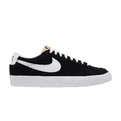 Pre-owned Nike Blazer Low '77 Suede 'black White'