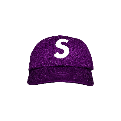 Pre-owned Supreme Wool S Logo 6-panel 'purple'