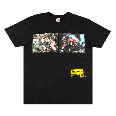 Pre-owned Supreme X Junya Watanabe X Comme Des Garçons Man Nature Tee 'black'
