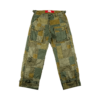 Pre-owned Supreme X Junya Watanabe X Comme Des Garçons Man Patchwork Cargo Pant 'olive' In Green