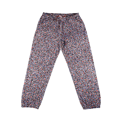 Pre-owned Supreme X Junya Watanabe X Comme Des Garçons Man Sweatpant 'black Flowers' In Multi-color