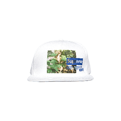 Pre-owned Supreme X Junya Watanabe X Comme Des Garçons Man Nature 5-panel Hat 'white'