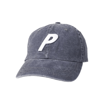 Pre-owned Palace Pigment 3d P 6-panel 'slate Grey'