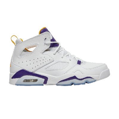 Pre-owned Air Jordan Jordan Flight Club 91 'lakers' In White