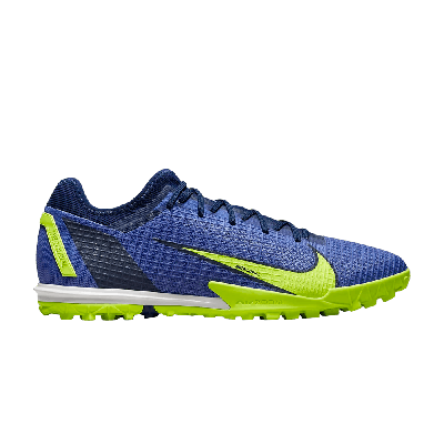 Pre-owned Nike Mercurial Vapor 14 Pro Tf 'lapis Volt' In Blue