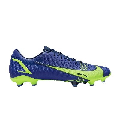 Pre-owned Nike Mercurial Vapor 14 Academy Fg Mg 'lapis Volt' In Blue