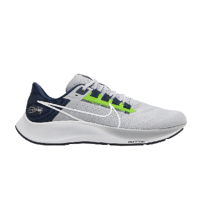 Pre-owned Nike Nfl X Air Zoom Pegasus 38 'seattle Seahawks' In Grey
