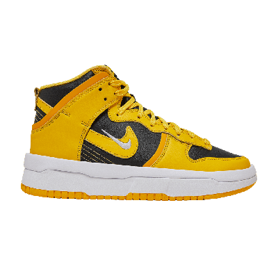 Pre-owned Nike Wmns Dunk High Up 'goldenrod' In Black