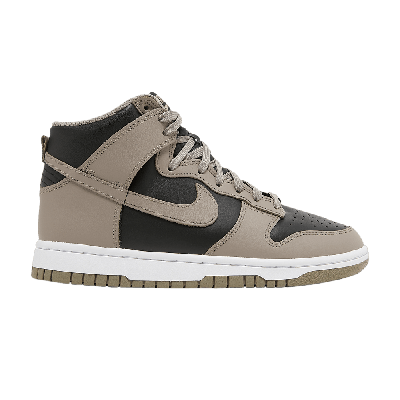 Pre-owned Nike Wmns Dunk High 'moon Fossil' In Brown