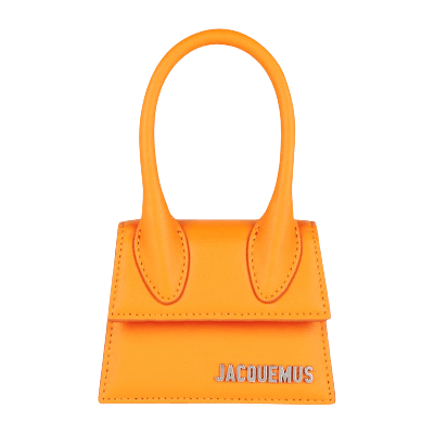 Pre-owned Jacquemus Le Chiquito Homme Mini Leather Bag 'orange'