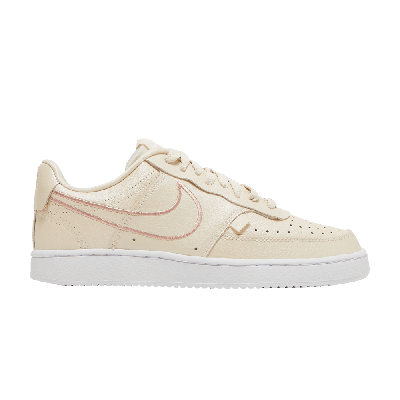 Pre-owned Nike Wmns Court Vision Low Premium 'pearl White' In Brown