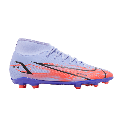 Pre-owned Nike Kylian Mbappé X Mercurial Superfly 8 Club Mg 'flames' In Purple
