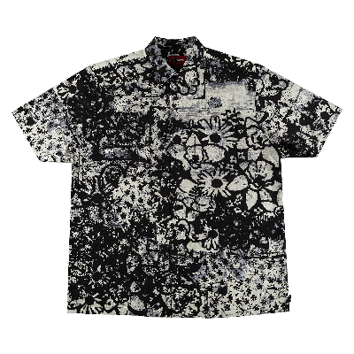 Pre-owned Supreme X Christopher Wool Short-sleeve Shirt 'black'