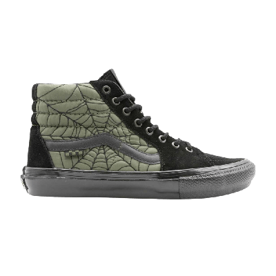 Pre-owned Vans Ben Kadow X Skate Sk8-hi 'web' In Black
