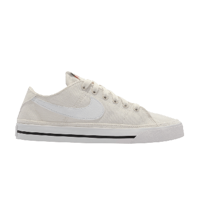 Pre-owned Nike Wmns Court Legacy Canvas 'sail' In Cream