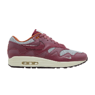 Pre-owned Nike Patta X Air Max 1 'rush Maroon' In Red