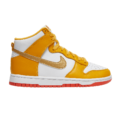 Pre-owned Nike Wmns Dunk High 'university Gold Orange'