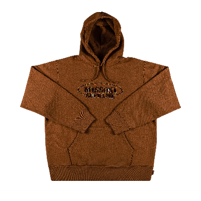 Pre-owned Supreme X Missoni Hooded Sweatshirt 'brown'