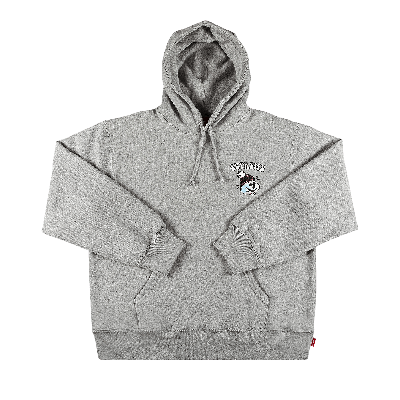 Pre-owned Supreme Snowman Hooded Sweatshirt 'heather Grey'
