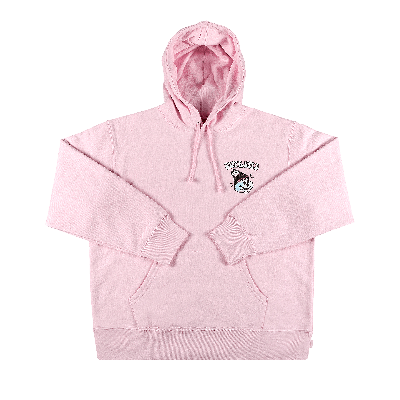 Pre-owned Supreme Snowman Hooded Sweatshirt 'light Pink'