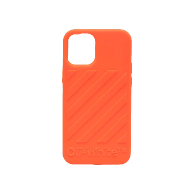 Pre-owned Off-white Diag Iphone 12 Mini Case 'orange'