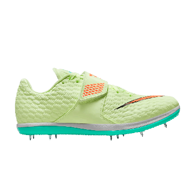 Pre-owned Nike High Jump Elite 'barely Volt Hyper Orange' In Green