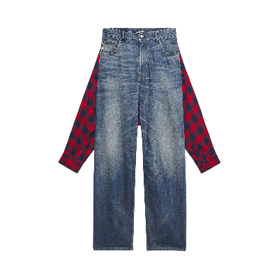 Pre-owned Balenciaga Hybrid Shirt Pants 'dirty Dark Blue'