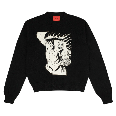 Pre-owned 424 Grim Reaper Sweater 'black'
