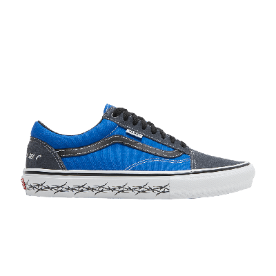 Pre-owned Vans Supreme X Old Skool 'barbed Wire - Royal' In Blue