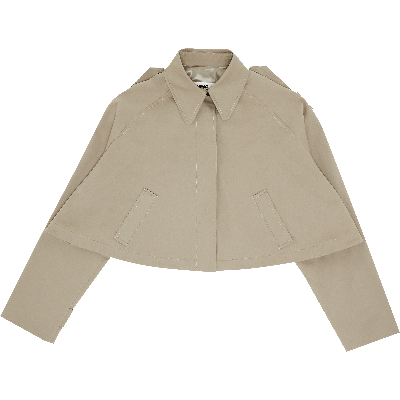 Pre-owned Mm6 Maison Margiela Sports Jacket 'mastic' In Grey